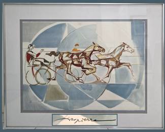 Jacques Ceria Despierre Signed and Numbered; Titled "The Race"