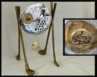 Whimsical Golf Clock