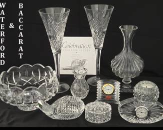 Waterford and Baccarat