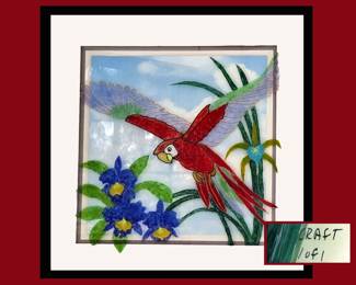 Signed and Numbered Glass Art 1 of 1