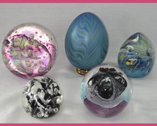 Mostly Signed Paperweights