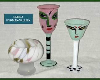 Ulrica Hydman Vallien Stemware