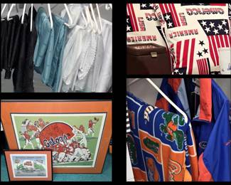 Florida Gator Collectibles & There are More, Beautiful Table Cloths & Linens