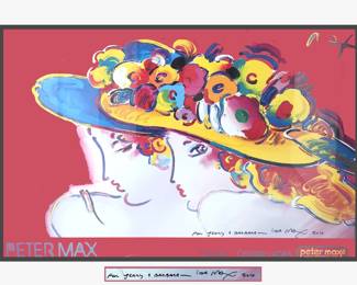 Peter Max Signed