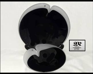 Mats Jonnason, Sweden; Thick Modernist Art Glass Pcs