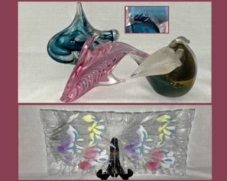 Signed Glass pcs Sydenstricker Galleries