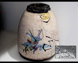 Cool Signed Pot by Cynthia Bringle