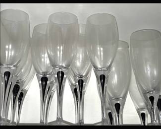 A Very Small Sample of the HUGE Collection of Orrefors Intermezzo Stemware Available