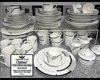 Christopher Stuart Optima HK200 Angles Art Deco Style China Set