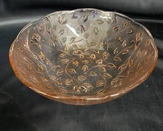 Pink Depression Ivy Bowl 