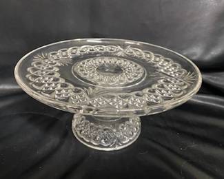 Glass Pedestal Stand- 8"