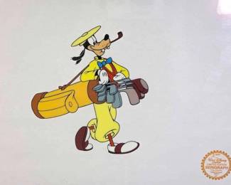 1 1944 Walt Disney Company Limited Edition Serigraph. From Original How to Play Golf