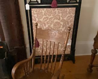 Antique child rocker