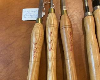 Antique wood chisels from England