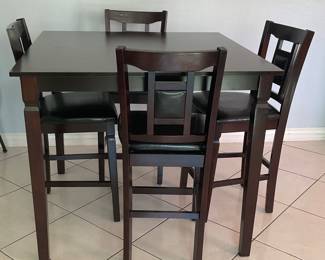 Counter height dinning set-table-42x42x36