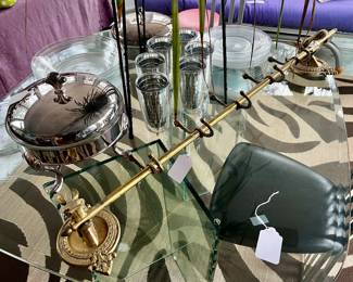 EQUESTRIAN HANGING BRASS COAT RACK