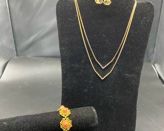 Gold Avon Necklaces 