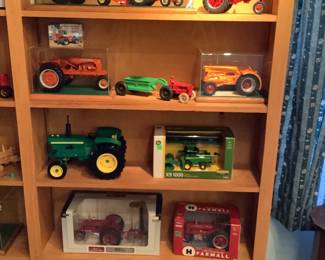 Great collection of metal toy tractors