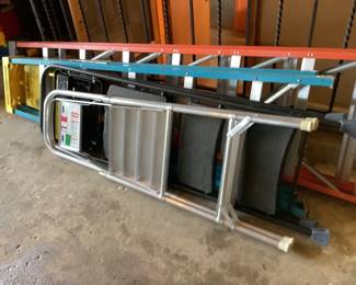 Four different height ladders