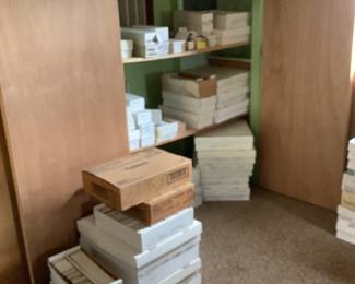 Over 40,000 football and 40,000 basketball cards, about 20,000 hockey, and about 1,000 nascar.