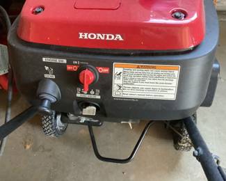 Close up of snow blower