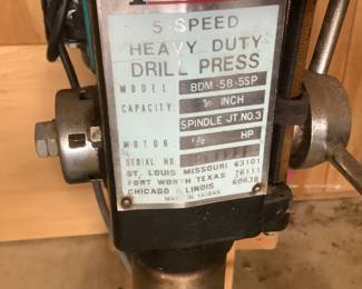 Heavy duty drillmpress