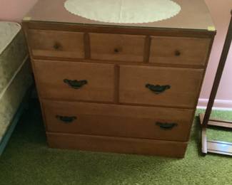 Smaller three drawer chest measures 30” w x 18” d x 30” h presale $85