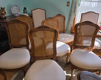 French Country Dining Chairs - Set of 8