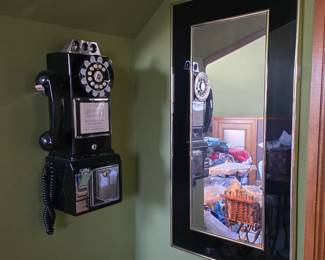 MCM Mirror and Reproduction Pay Phone