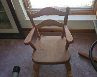 child's size chair
