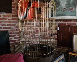 Very Large Bird Cage, note the scale
