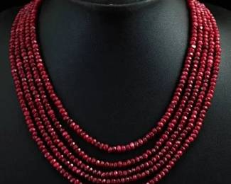 Natural Ruby Necklaces; Special Estate Sales – Reasonable Offers Welcome

✔ Handwoven Persian & Oriental Rugs & Kilims
✔ Original Fine Art & Oil Paintings
✔ Antiques & Decorative Pieces
✔ Fine Jewelry, Gold, Silver & Rare Coins
✔ Diamonds & Natural Investment-Grade Gemstones