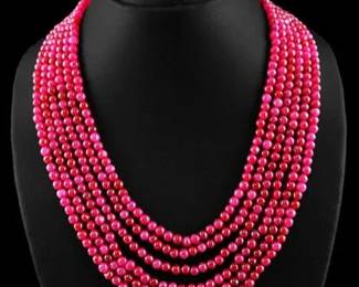 Natural Ruby Necless; Special Estate Sales – Reasonable Offers Welcome

✔ Handwoven Persian & Oriental Rugs & Kilims
✔ Original Fine Art & Oil Paintings
✔ Antiques & Decorative Pieces
✔ Fine Jewelry, Gold, Silver & Rare Coins
✔ Diamonds & Natural Investment-Grade Gemstones