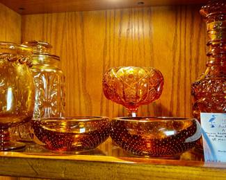 Marano glass bowls, Jim beam decanter and more