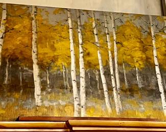 Aspen trees landscape art