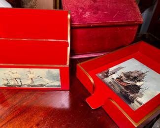 Vintage desk accessories