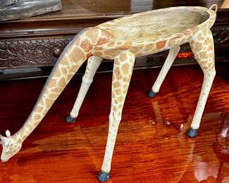 Palacek giraffe tray table 