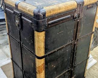Antique Hartman Steamer Trunk, currently locked