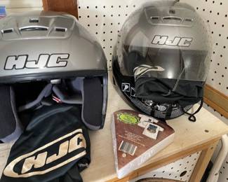 motorcylce helmets (not pictured) some Harley Davidson accessories (clothes and gear)