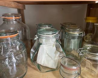 glass canisters