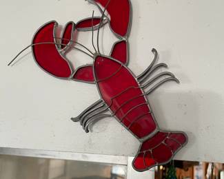 lots of little stain glass --- tropical themed