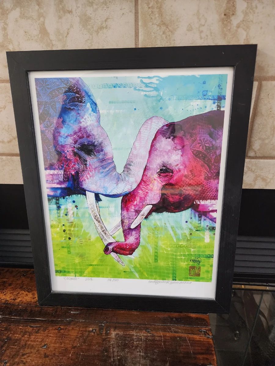 Local artist, signed "Cioseness" 2018 38/50