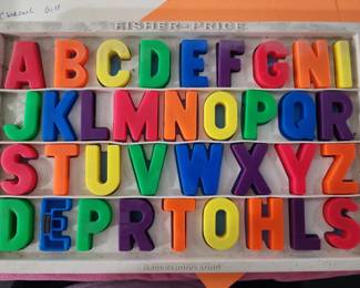 Vintage magnetic letters, we have 2 of these
