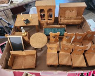 Doll furniture, sold as one