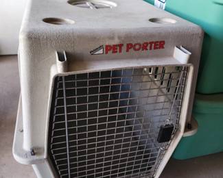 Large dog kennel