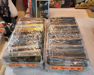 Postcards , we are selling each container as is