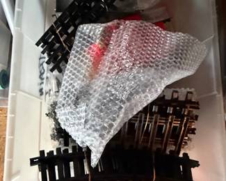 Assorted Model Train Track Pieces