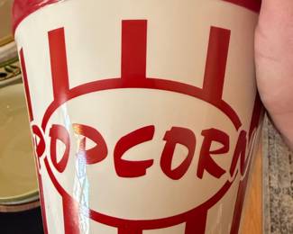 Vintage Williams Sonoma Ceramic Popcorn Bucket Bowl