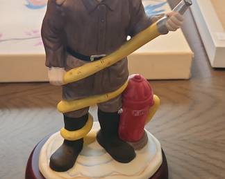 Emmett Kelly Jr. "Fireman" Figurine by Flambro