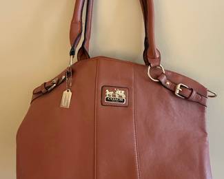 Coach Madison Leather Lindsey Satchel Bag